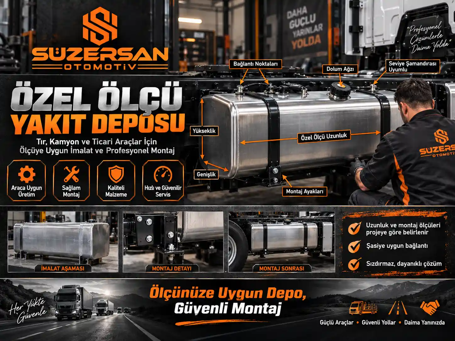 Özel Ölçü Yakıt Deposu Yaptırırken Nelere Dikkat Edilmeli?